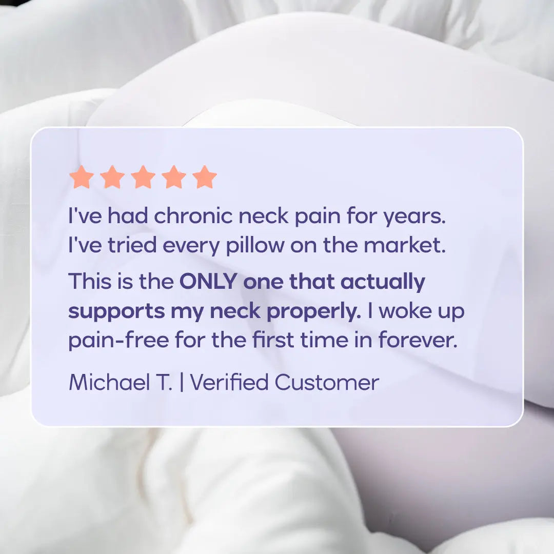 Mellow Sleep | Mellow Halo Pillow Ergonomic Cervical Extra Neck Support Pillow