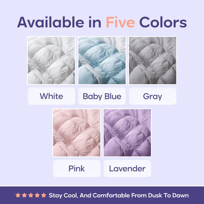 Mellow Puff Pillow – Cloud-Like Comfort, Breathable Support – Ideal for Side, Back & Stomach Sleepers