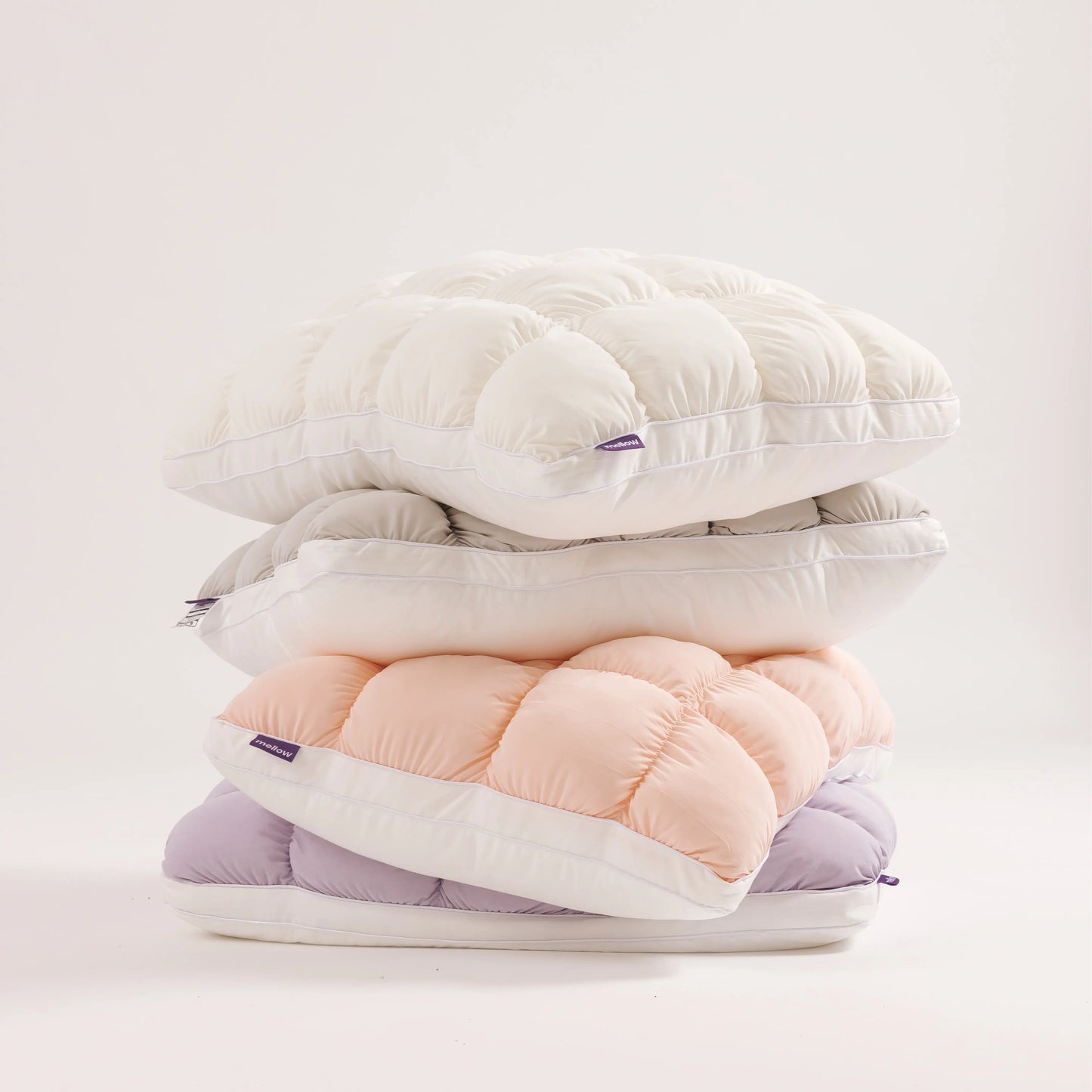 Mellow Puff Pillow – Cloud-Like Comfort, Breathable Support – Ideal for Side, Back & Stomach Sleepers