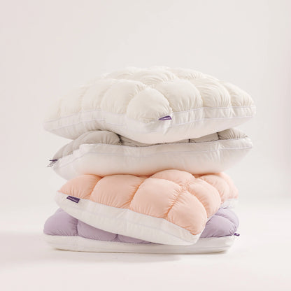 Mellow Puff Pillow – Cloud-Like Comfort, Breathable Support – Ideal for Side, Back & Stomach Sleepers