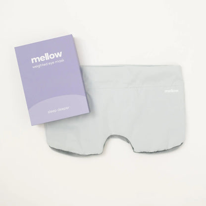 Mellow Sleep Weighted Eye Mask – Strapless 360° Wraparound, Soft Light Blocking for Relaxation