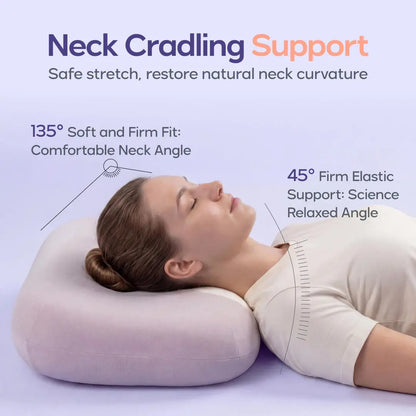 Mellow Sleep | Mellow Halo Pillow Ergonomic Cervical Extra Neck Support Pillow