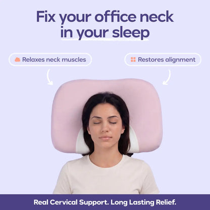 Mellow Sleep | Mellow Halo Pillow Ergonomic Cervical Extra Neck Support Pillow