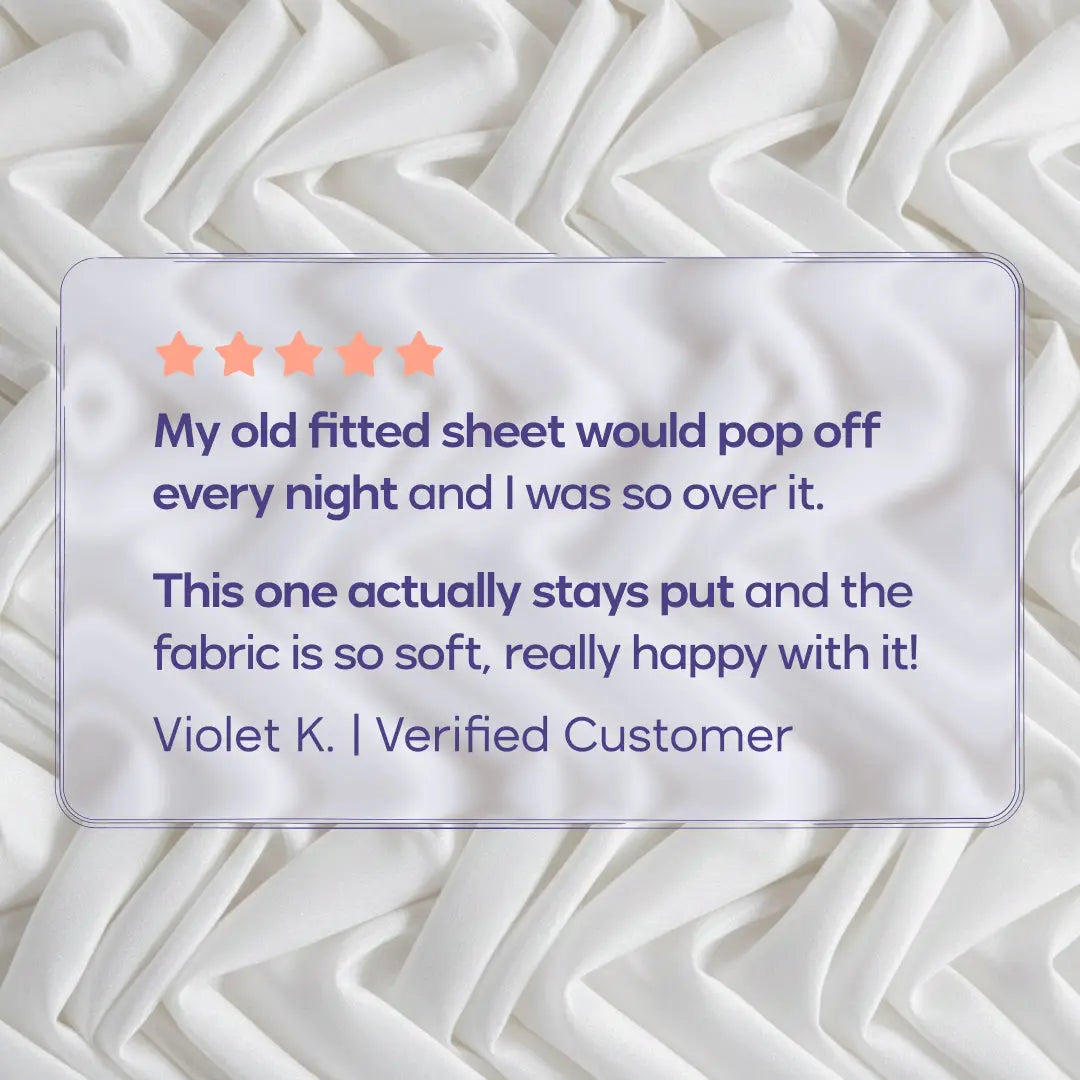 Mellow Sleep Cooling EasyFit Sheet – Silky Soft, Wrinkle-Free, Breathable – Hotel-Quality Comfort
